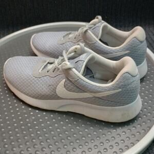 Nike Tanjun Women Running Athletic Sneakers Gray
